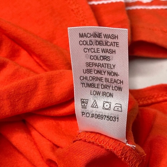 Woman Within Tunic Top Womens 2X 26/28 Red-orange Embroidered 100% Cotton Boho - Picture 14 of 15